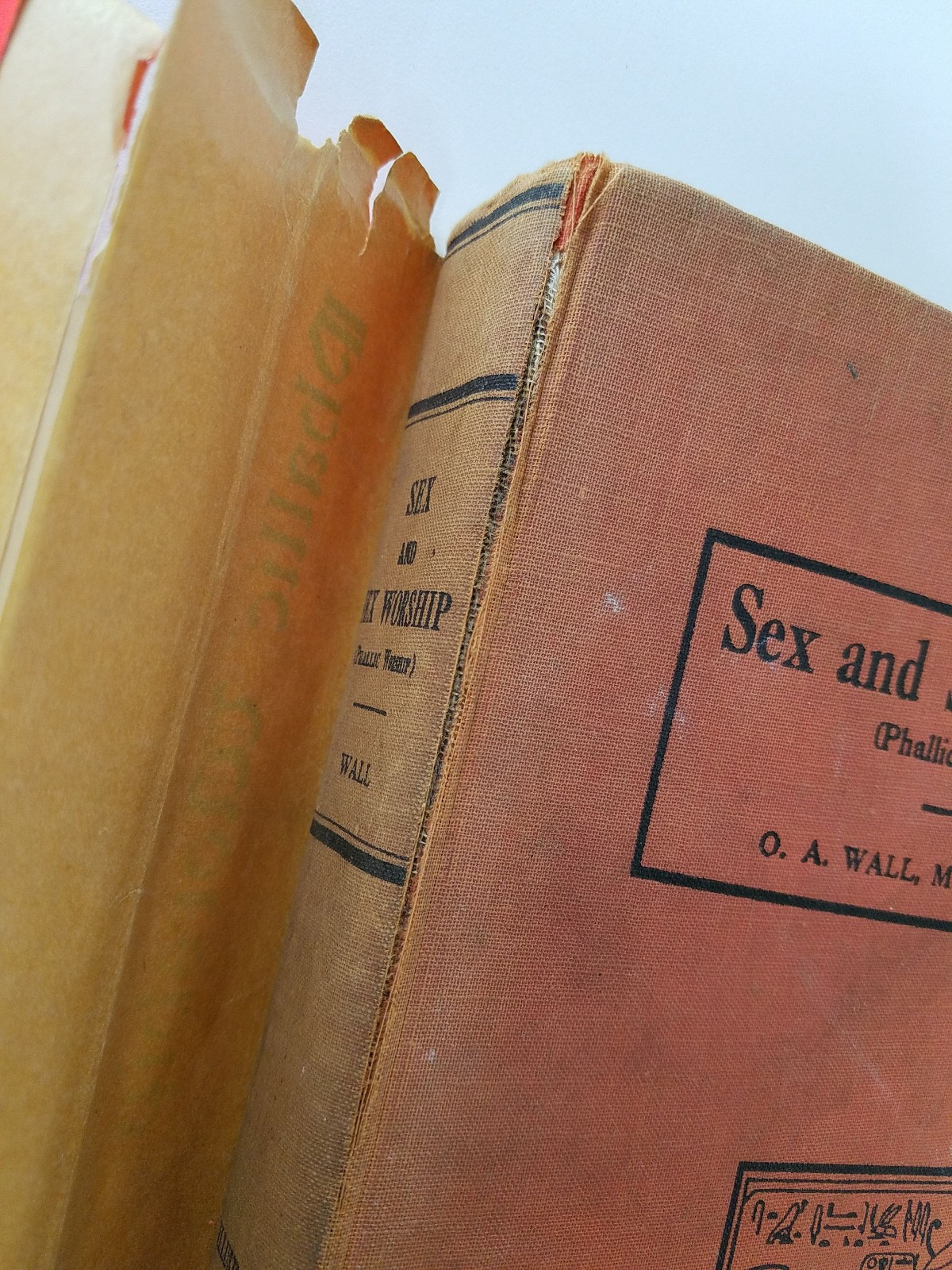 SEX AND SEX WORSHIP (“Phallic Worship”) by O. A. Wall ©1922 (printed 1932)