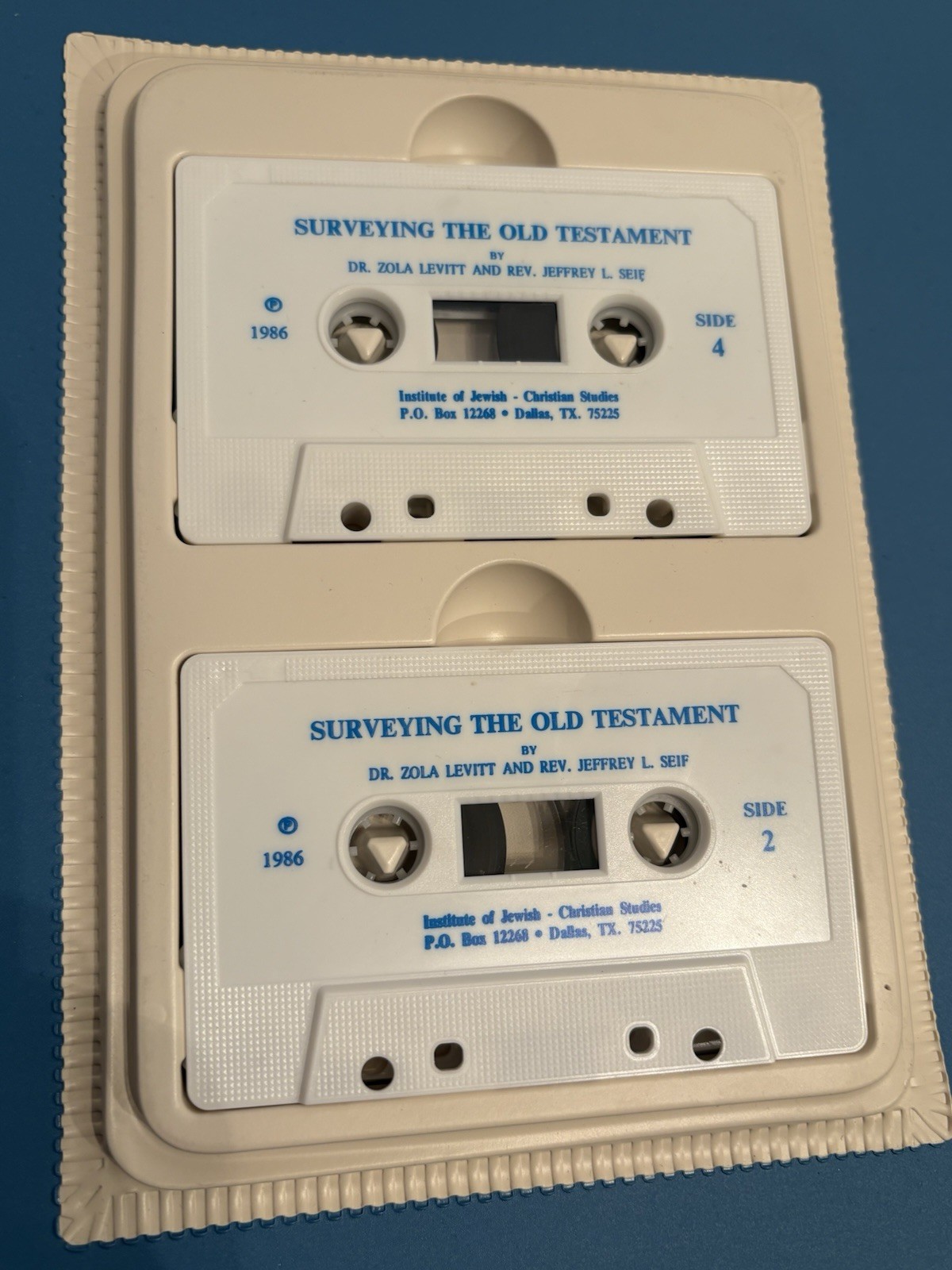 Vintage 86 Institute of Jewish-Christian Studies Cassettes W Binder Zola Levitt
