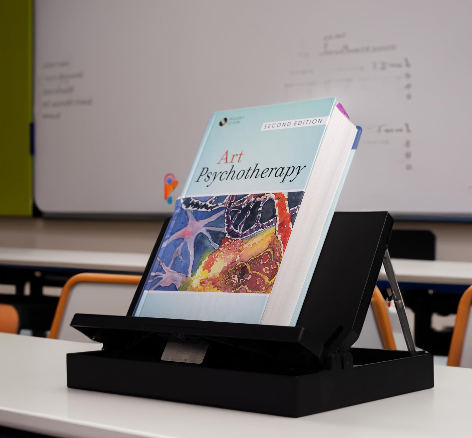 Adjustable Book Stand Storage Portable Foldable Desk Holder Ergonomic 1.6 lb