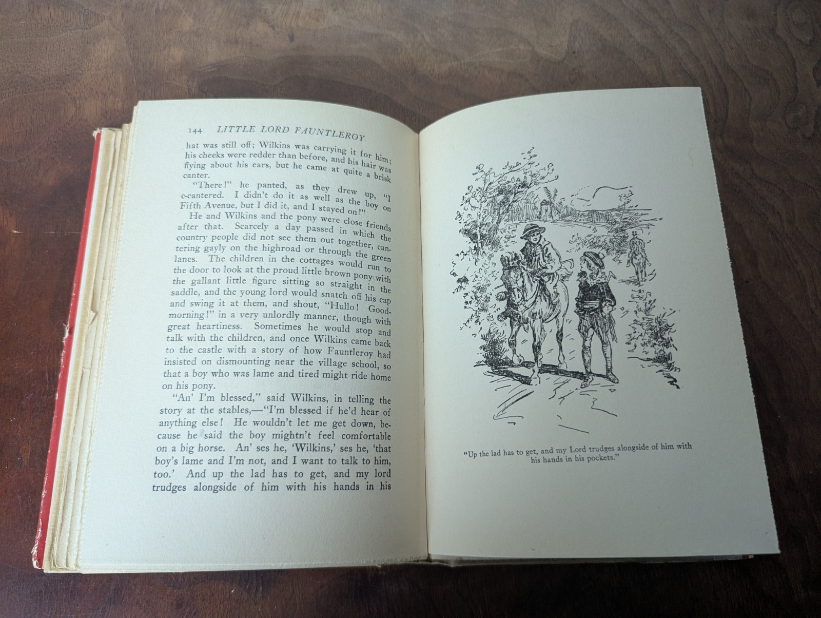 LITTLE LORD FAUNTLEROY by Frances Hodgson Burnett 1927 Hardcover w/ Dust Jacket