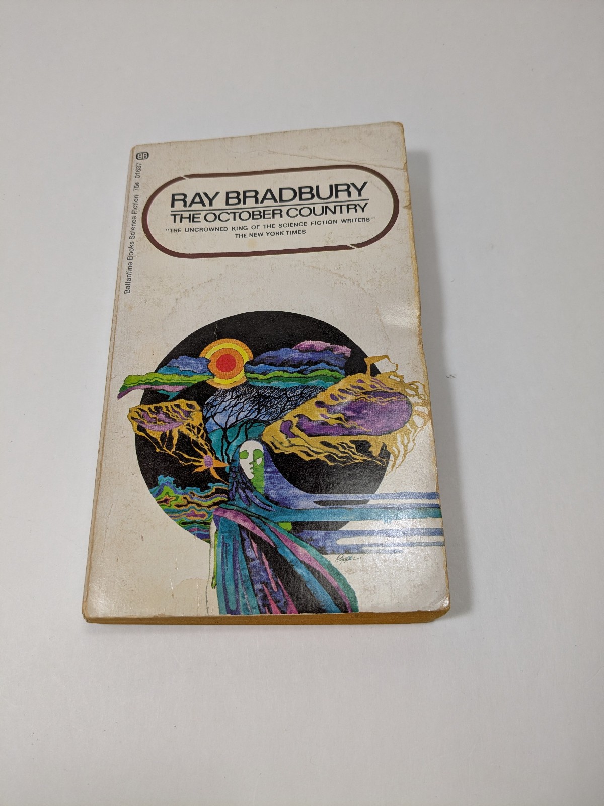 The October Country by Ray Bradbury Vintage Paperback Book Ballantine Books