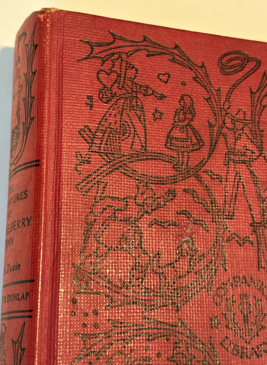 Vintage The Adventures of Huckleberry Finn Mark Twain Grosset & Dunlap 1918
