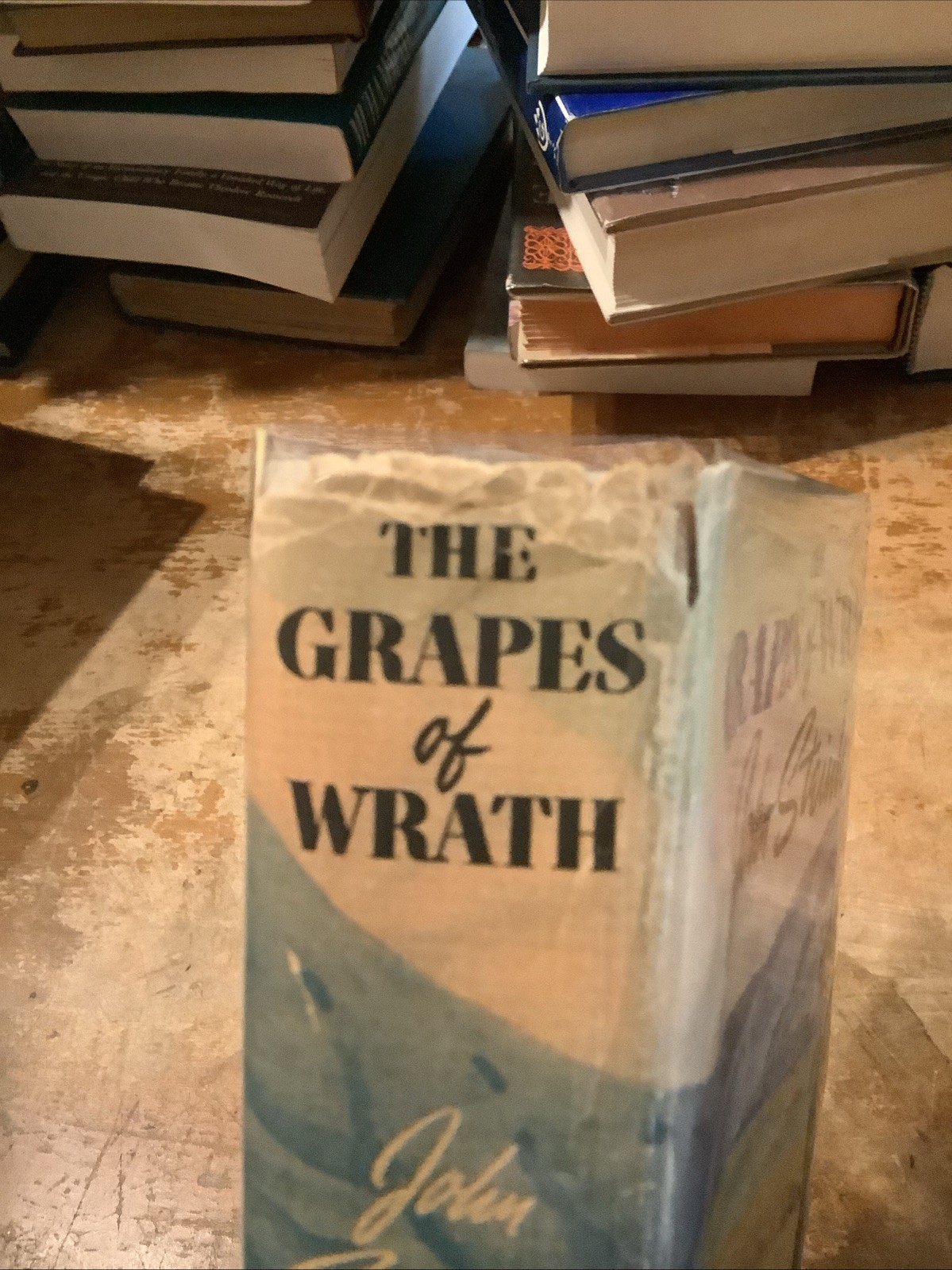 The Grapes Of Wrath John Steinbeck Hardcover Dust Jacket 11th Printing 1940