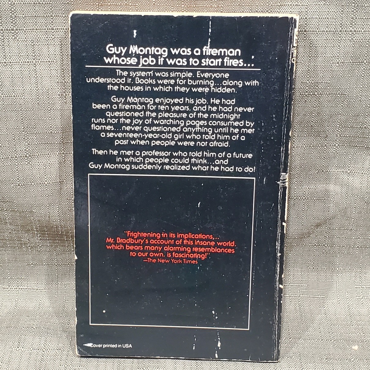 Vintage Fahrenheit 451 by Ray Bradbury Paperback 1979