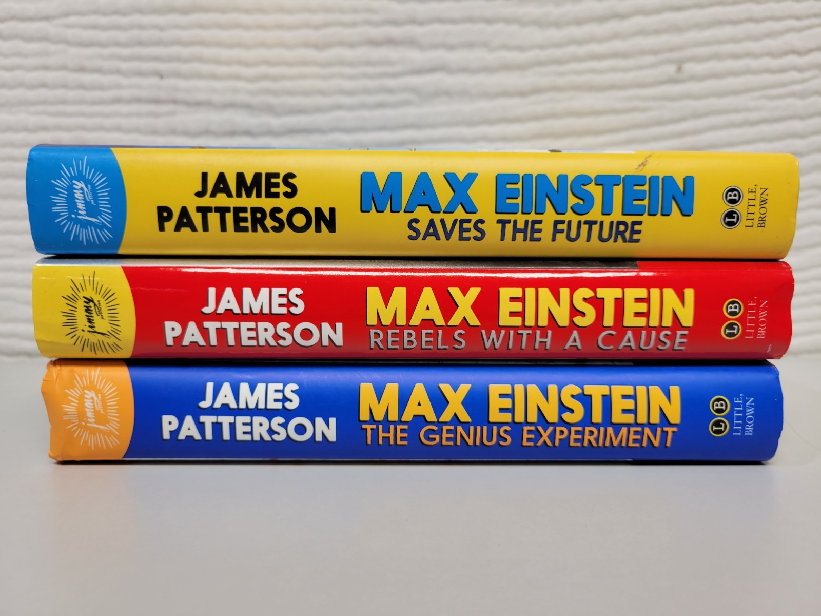 Lot of 3 Max Einstein Hardcover Books By James Patterson & Chris Grabenstein