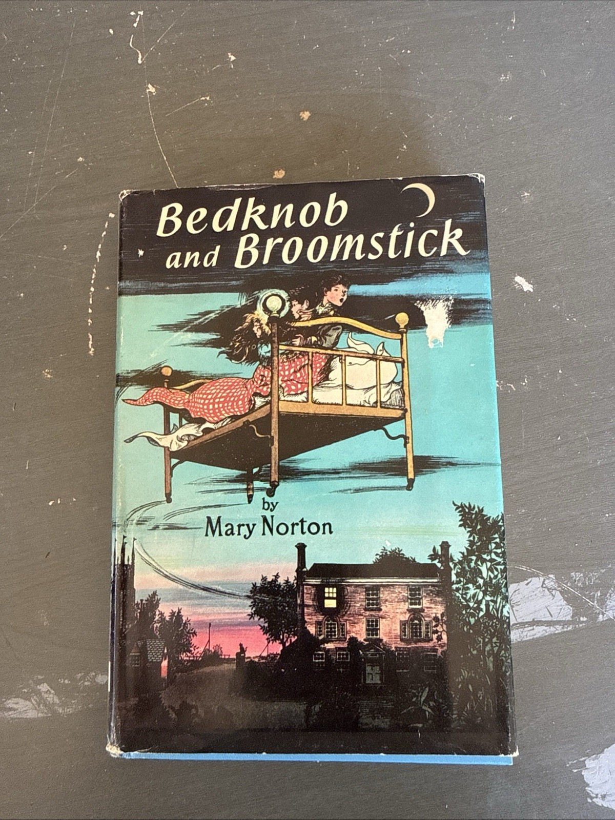 Bedknob and Broomstick, Mary Norton, 1971 Hardcover in Jacket Harcourt Brace BCE