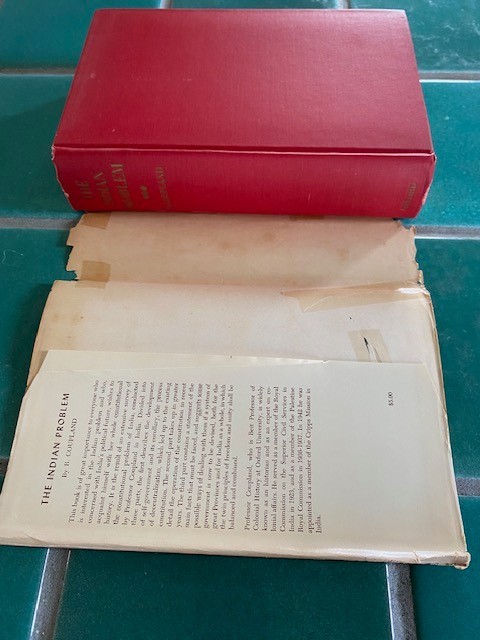 Indian Problem: Report on the Constitutional Problem in India Coupland 1944 HC
