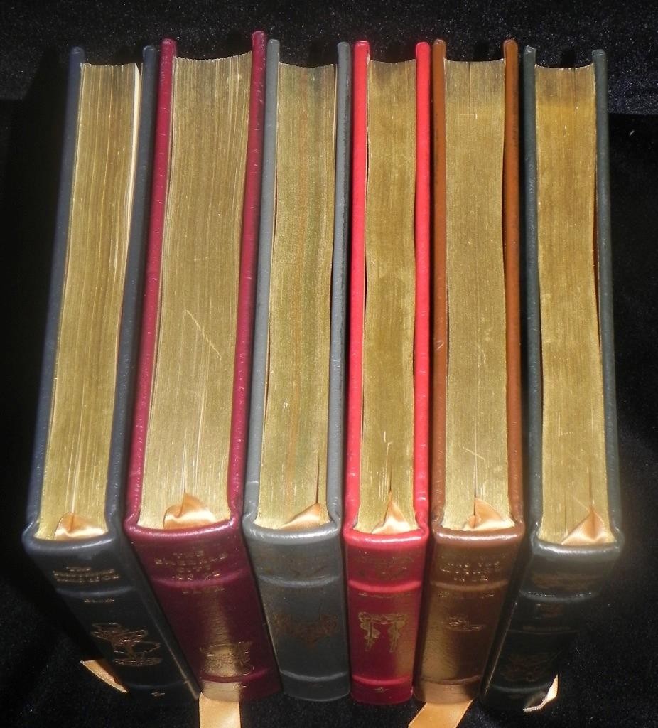 THE WIZARD of OZ Frank Baum 6 Volume Set Easton Press VG