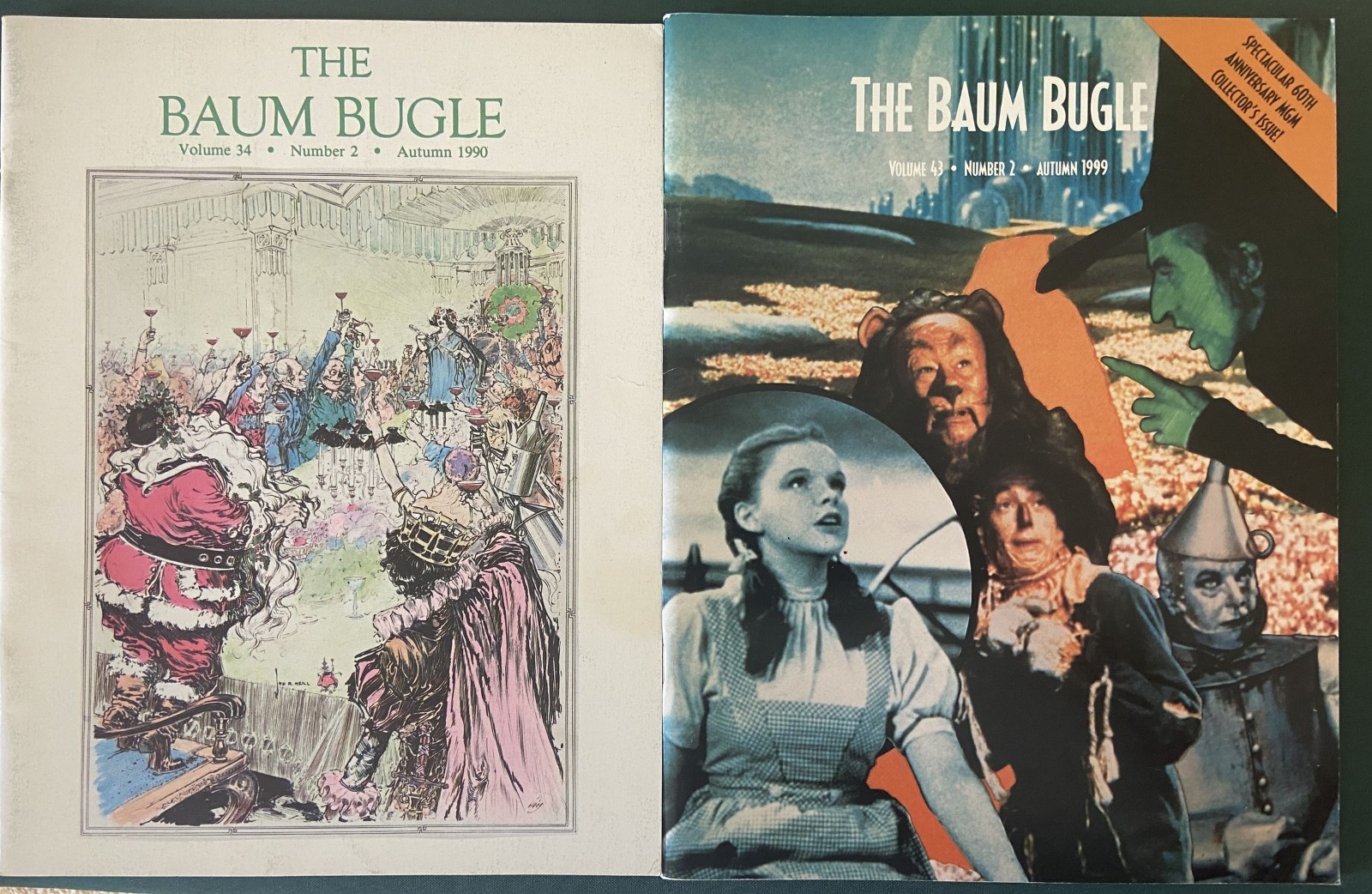 Baum Bugle Lot of 9 Autumn 1978-2025 Ozma Wizard of Oz Club Journal