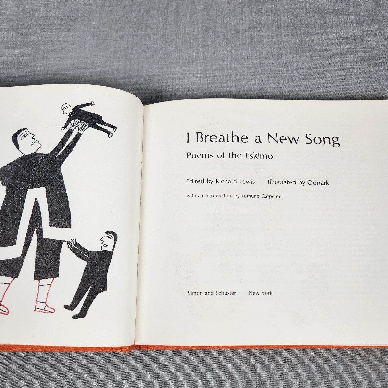 I Breathe a New Song Poems of the Eskimo 1971 Ed Richard Lewis FIRST Printing