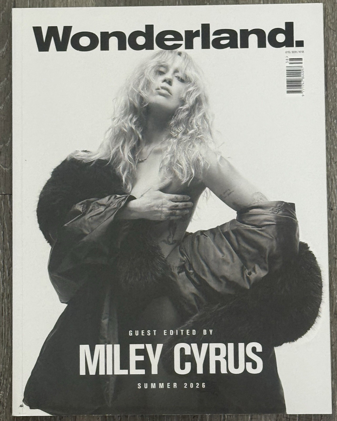 WONDERLAND MAGAZINE – SUMMER 2026 – MILEY CYRUS – BRAND NEW