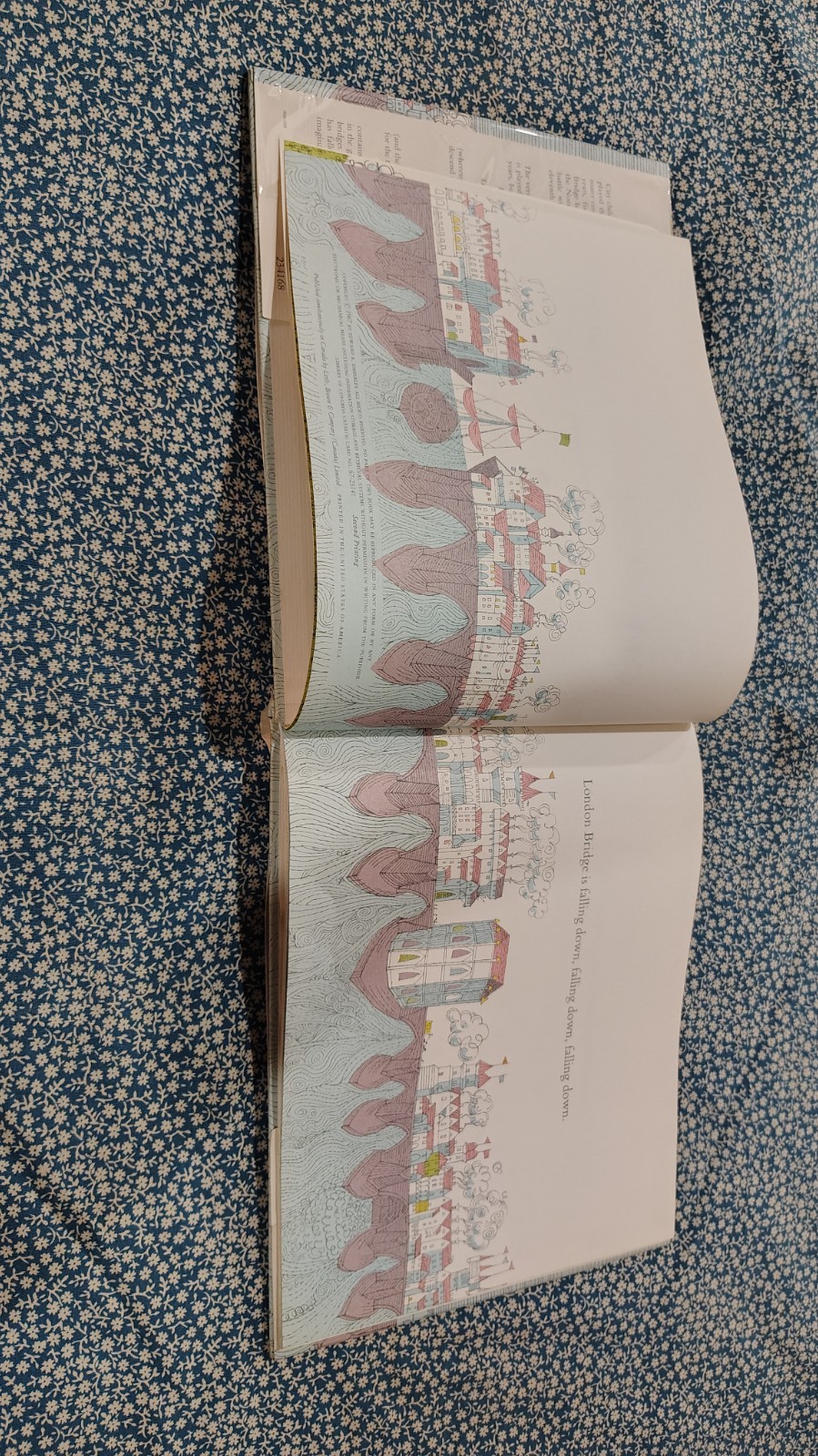 London Bridge is falling down Ed Emberley hardcover vintage 1967
