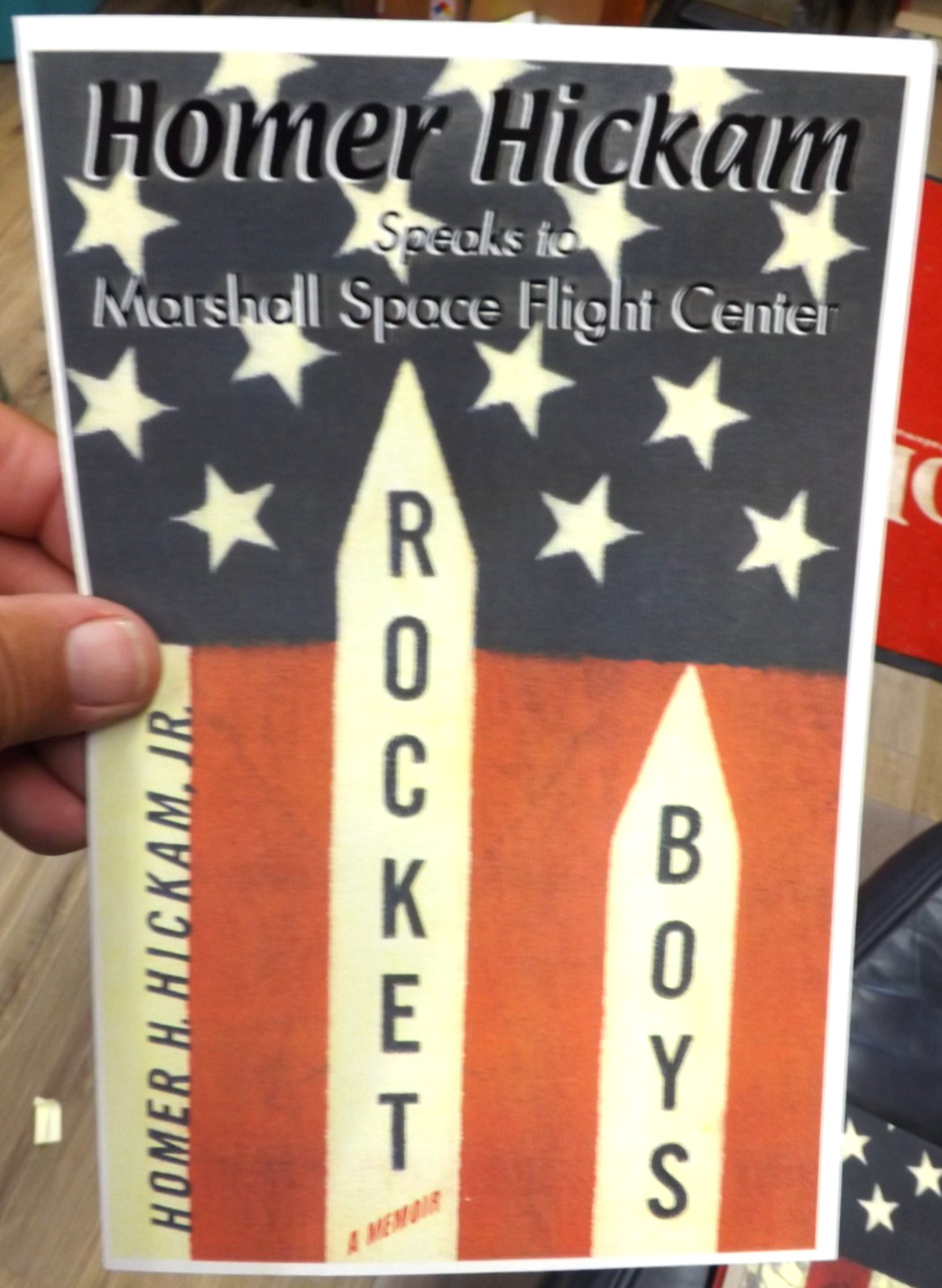HOMER HICKAM SIGNED 3X LOT ROCKET BOYS 1998 FE BACK TO THE MOON NASA PROGRAM