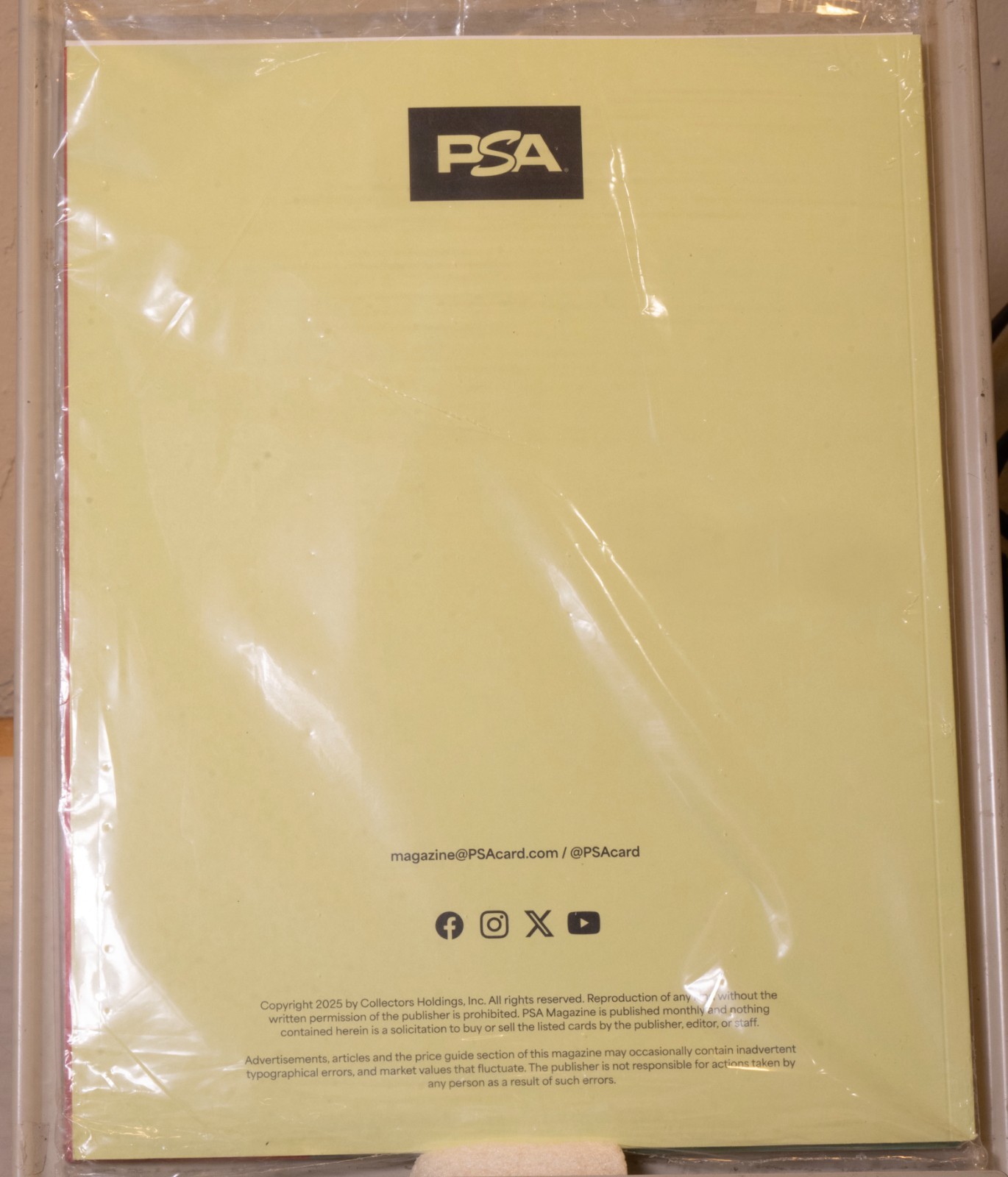 PSA MAGAZINE – 2025 November- Volume NO. 20 CHIKORITA Sealed
