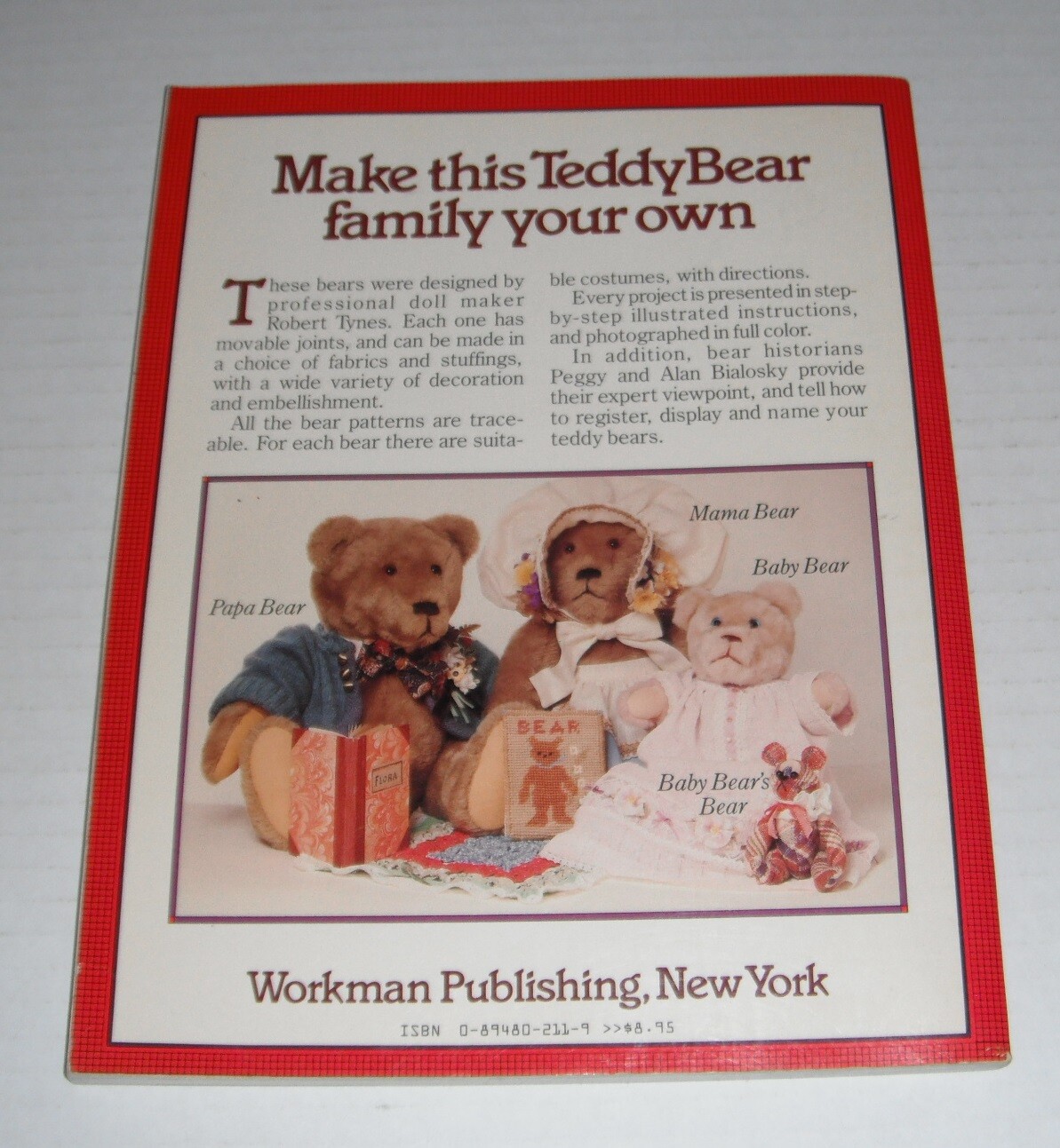 Teddy Bear Making–2 books….approx 270 pages…..$ 24.90 List price–no