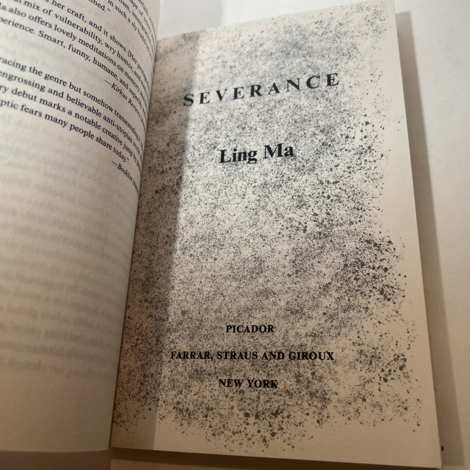 Severance by Ling Ma SH